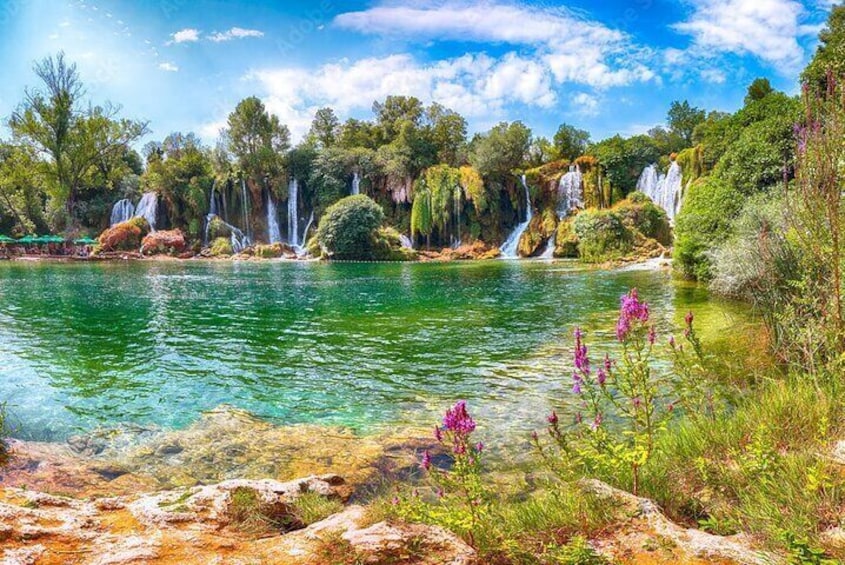 Mostar and Waterfalls with Rich Lunch as private from Orebic