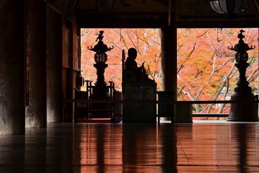 Hasedera Temple in autumn