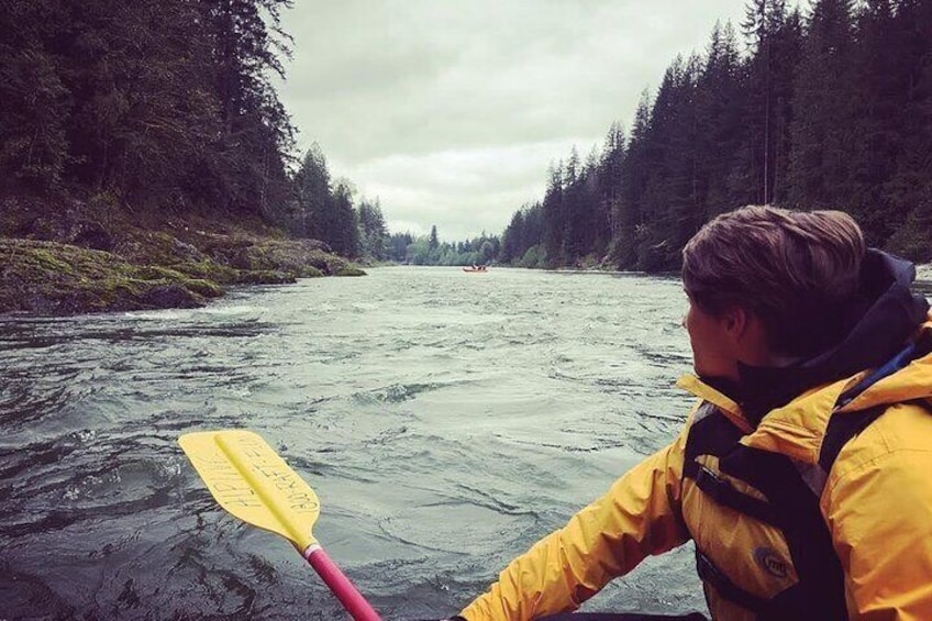 Skykomish Scenic Class 1 River Rafting Family Float