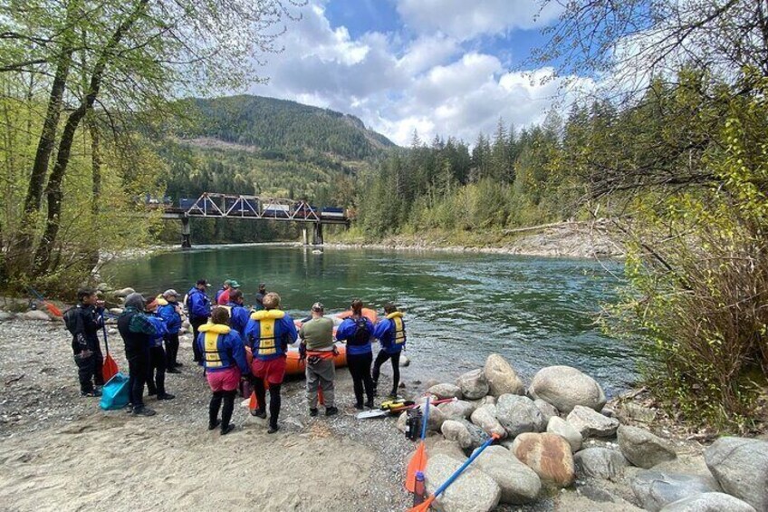 Skykomish Scenic Class 1 River Rafting Family Float