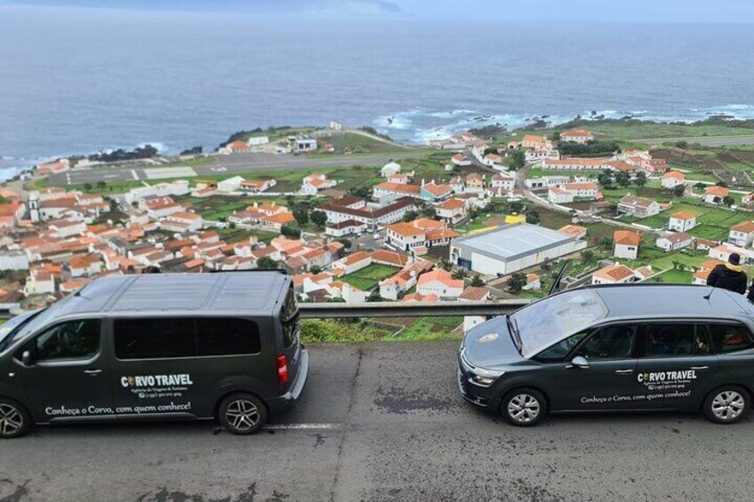 Tour Package to the Corvo with Boat and Transfer to the Caldeirão