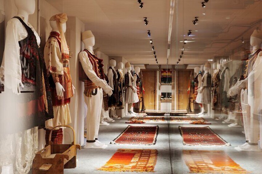 Admire regional costumes from all over Albania at the Costume Hall