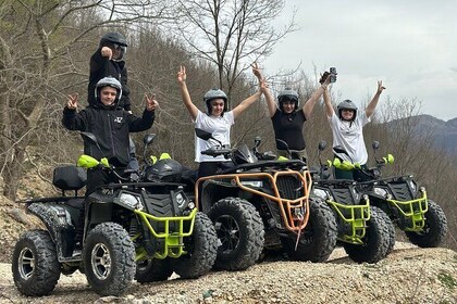 Highlights Tour in Bovillas Lake with quad bike QuadBikes