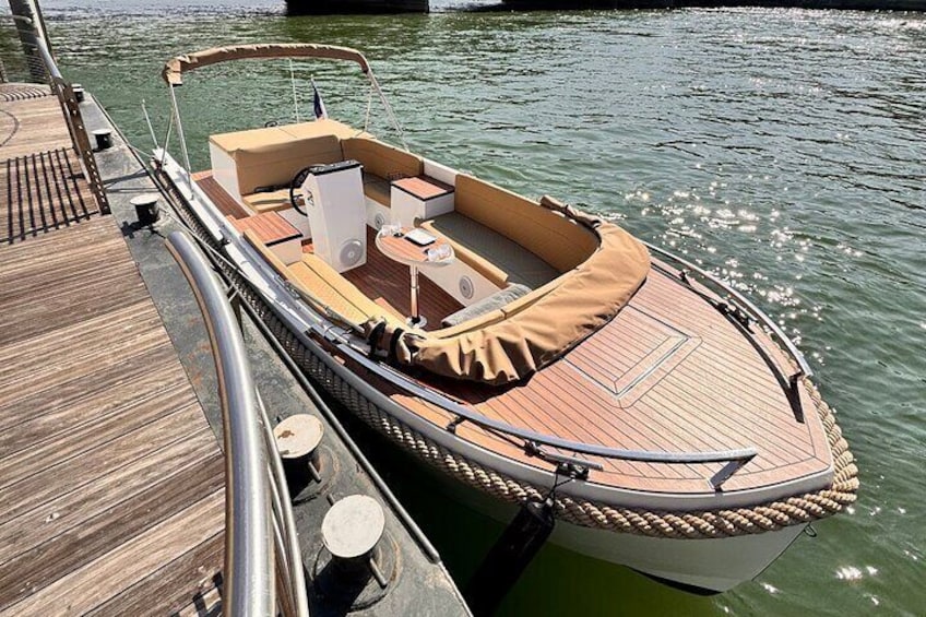 Private Boat Tour in Paris with Rosé and Macarons