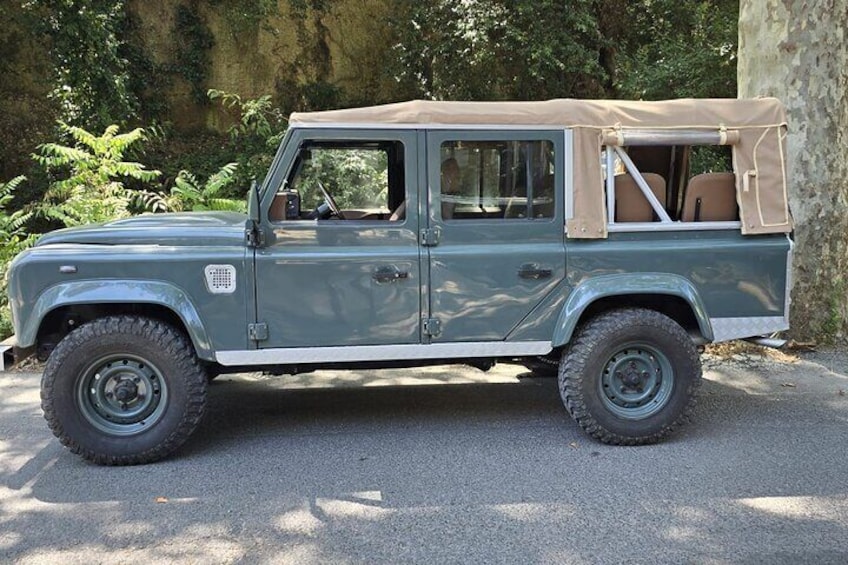 Discover Villefranche Village by Land Rover Defender