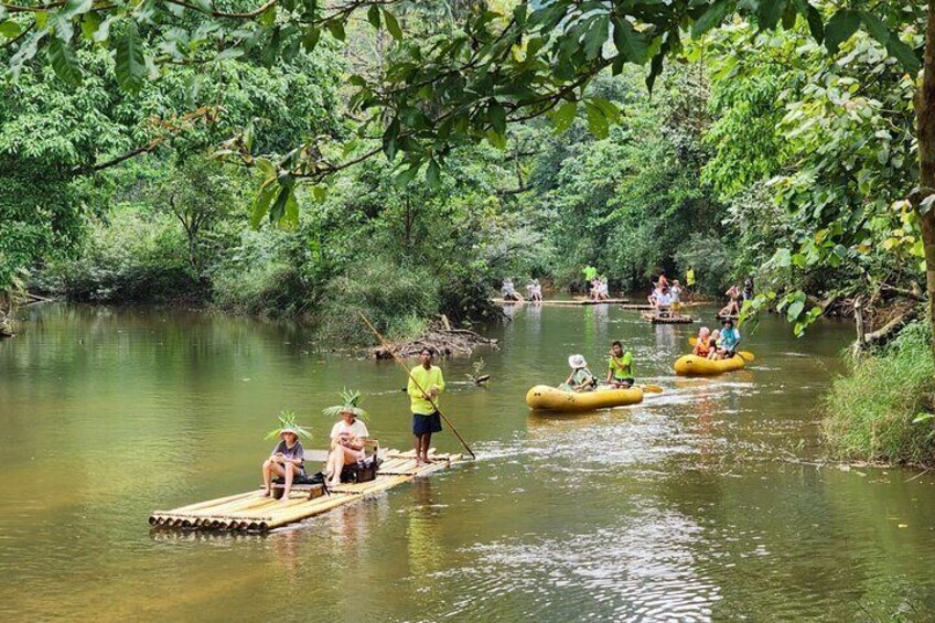 Bamboo rafting 1
