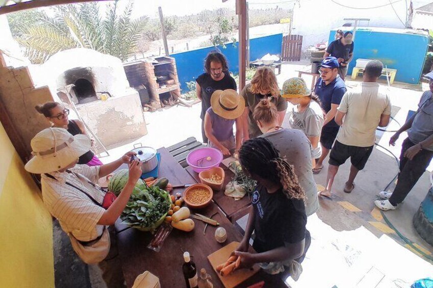 guests participating in the workshop