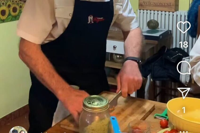 For your personal cooking class in Tuscany