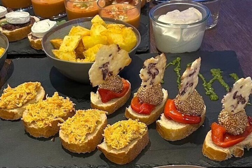 homemade, delicious tapas