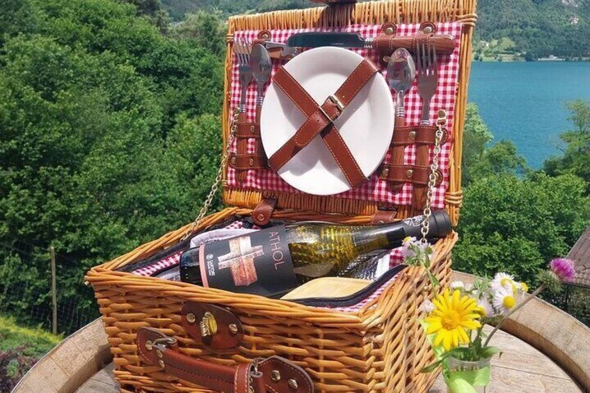 Wine Pic Nic with Stunning Lake View in Ledro