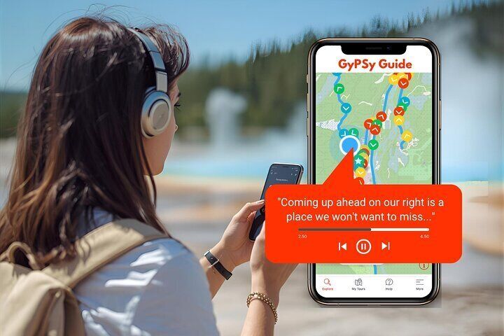 Self-Guided Audio Walking Tour to Grand Prismatic Overlook