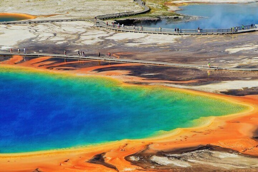 Self-Guided Audio Walking Tour to Grand Prismatic Overlook