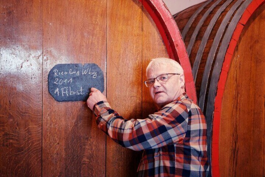 Organic Wine Tasting and Cellar Tour in Reil Mosel