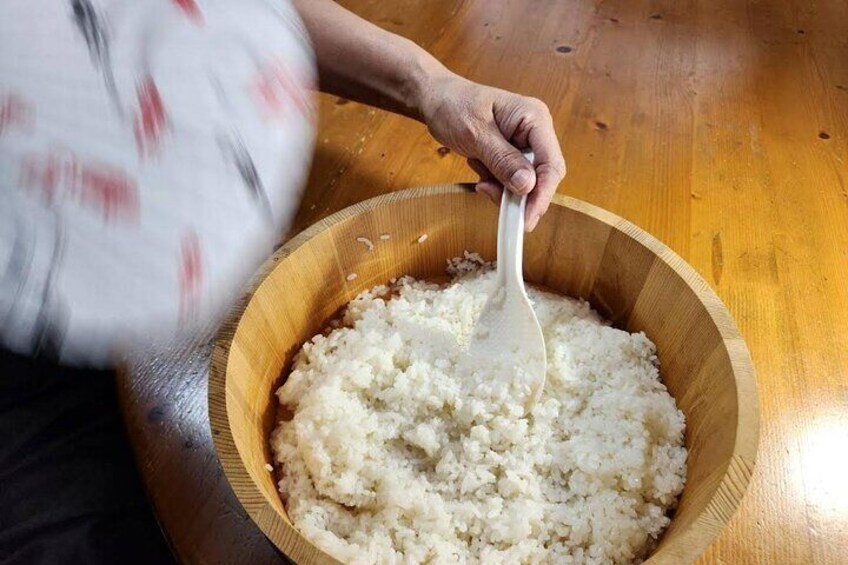 Cook quickly and cool in a fan.