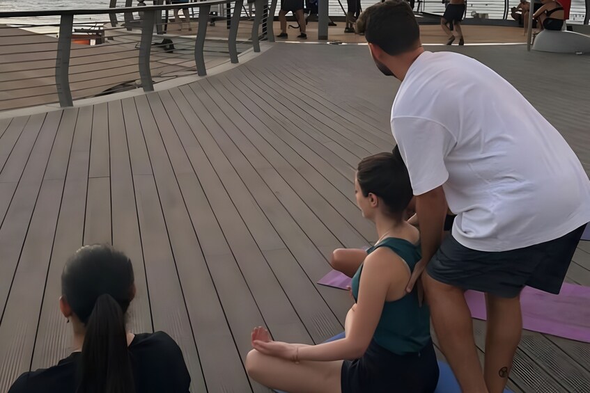 Beachfront Sunset Yoga and Meditation in Tel Aviv 