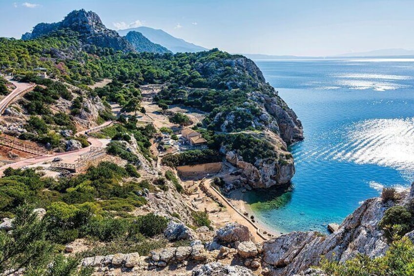 Athens Lake Vouliagmeni and Heraion Sunset and Swim