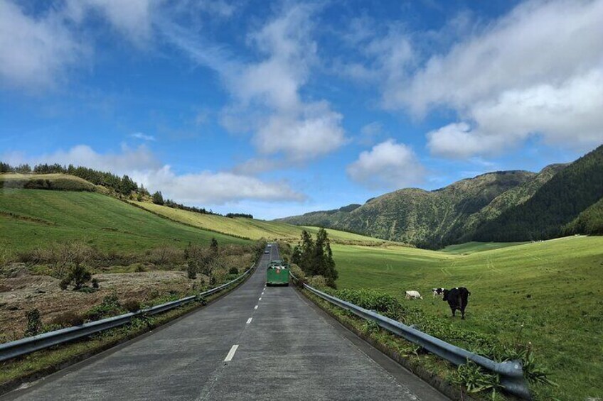 Explore Sete Cidades Volcano Crater by Jeep