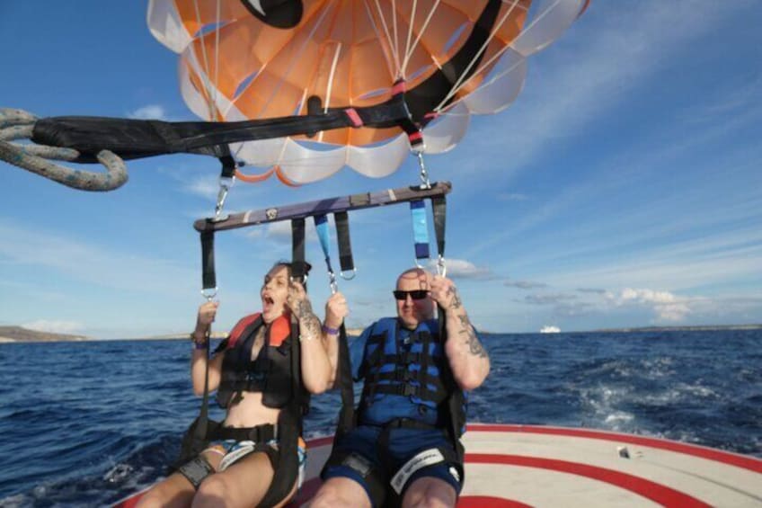 Parasailing Adventure in Comino