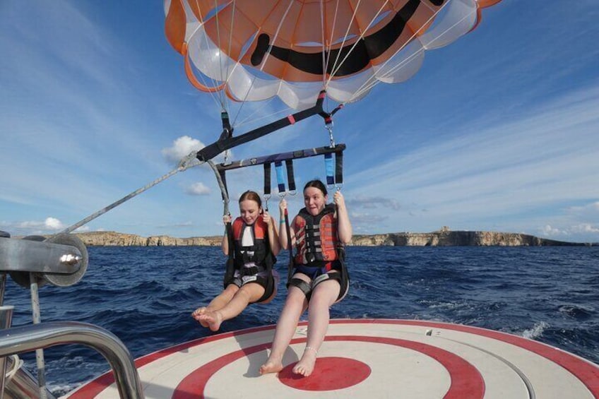 Parasailing Adventure in Comino