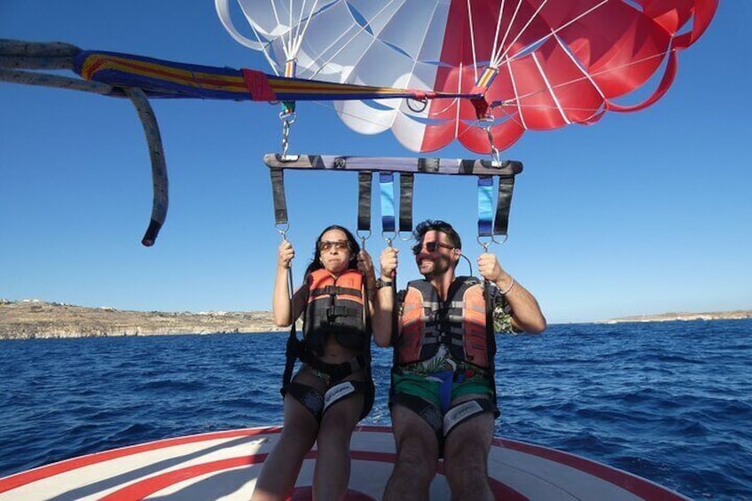 Parasailing Adventure in Comino