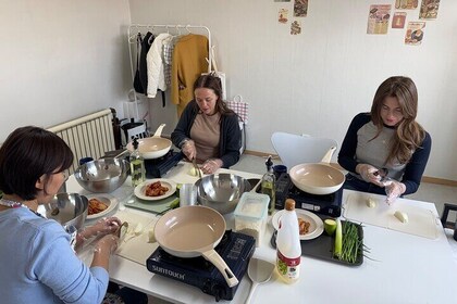Make koean food Quick and Easy Korean Cooking in seoul