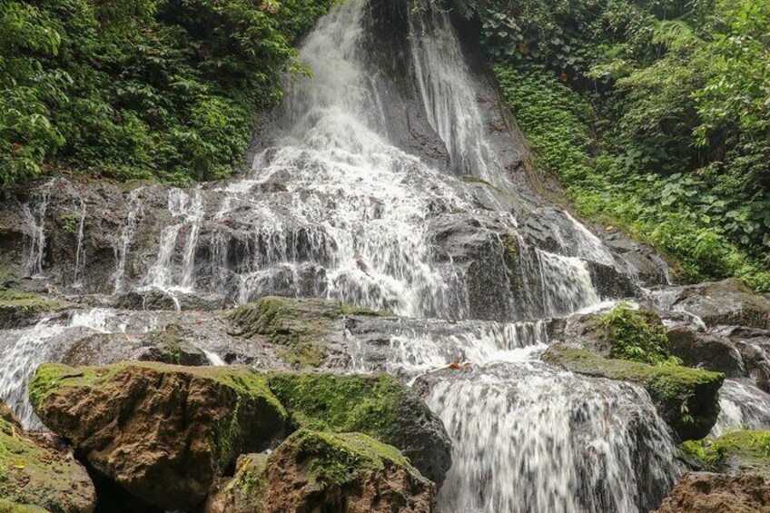Escape to nature at Goa Giri Campuhan Waterfall, a hidden gem tucked in lush tropical jungle! 