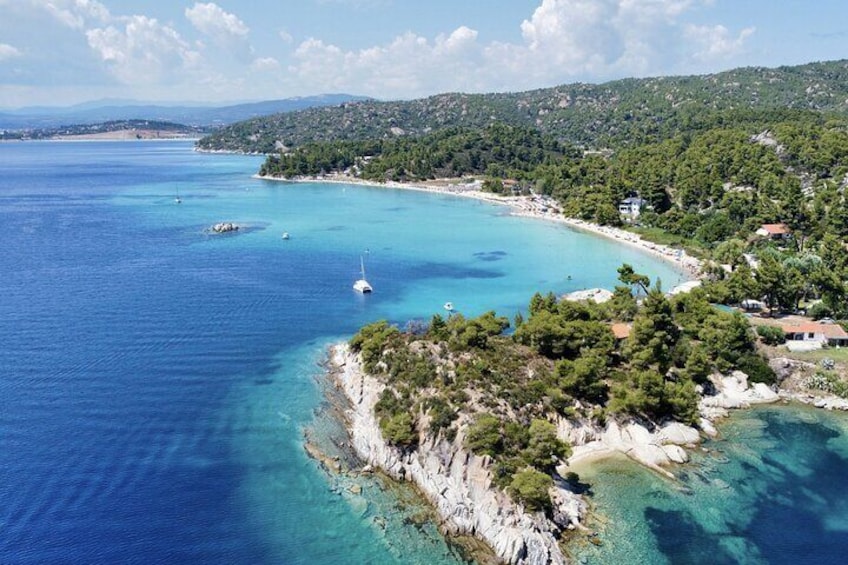Halkidiki Full Day Beach Tour with Sunset Experience