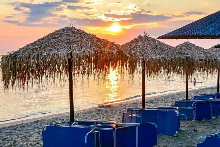 Halkidiki Full Day Beach Tour with Sunset Experience
