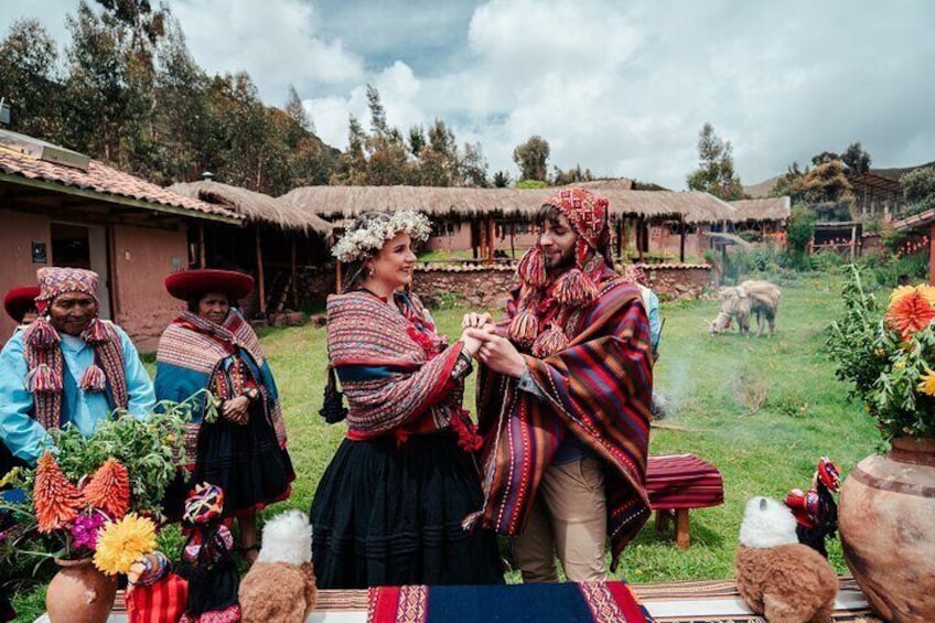 Andean Wedding Ceremony in Sacred Valley