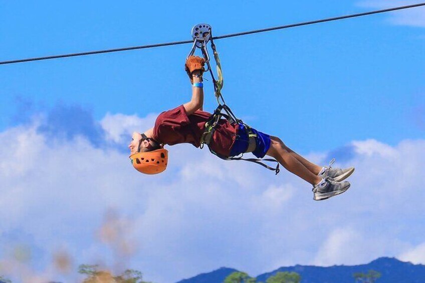 Safe Zip line adventure in Punta Cana