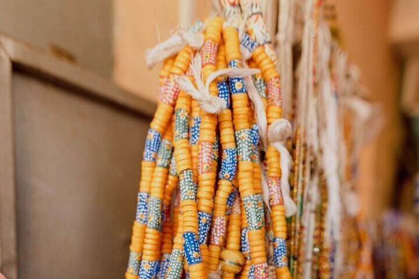 "Experience the colorful world of West African Trade Beads. Join our tour to learn about their rich history and modern-day significance. #WestAfricanBeads #HistoricalJourney"