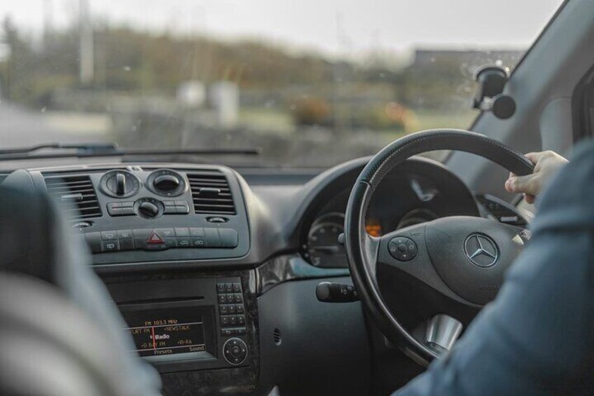 on the road