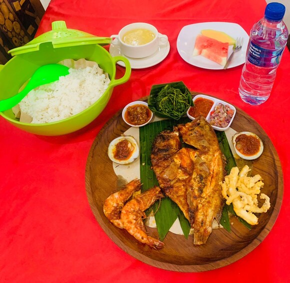 Jimbaran Bay Resto (Seafood Restaurant with Sunset beach view)