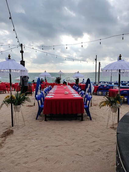 Jimbaran Bay Resto (Seafood Restaurant with Sunset beach view)