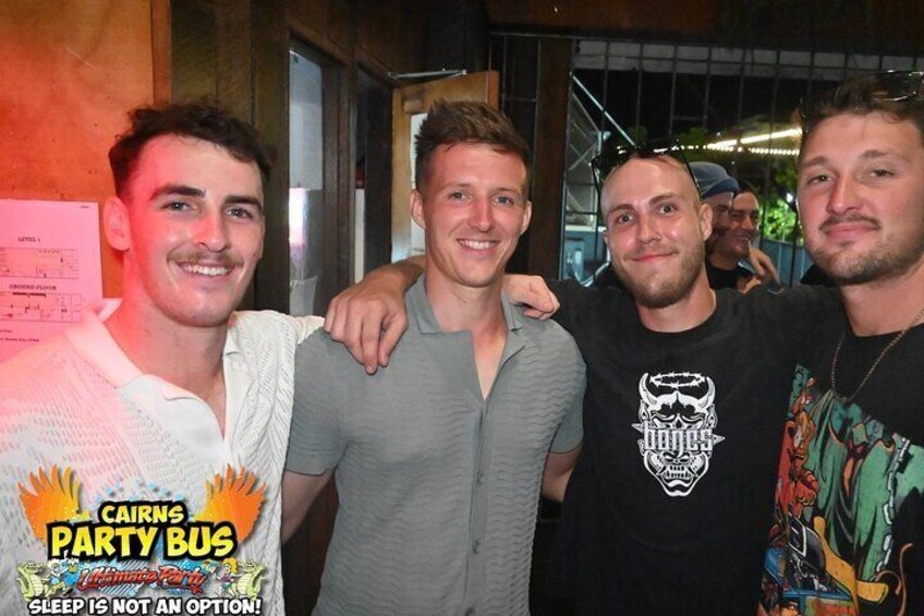 Cairns Party Bus Pub Crawl Night Out Experience