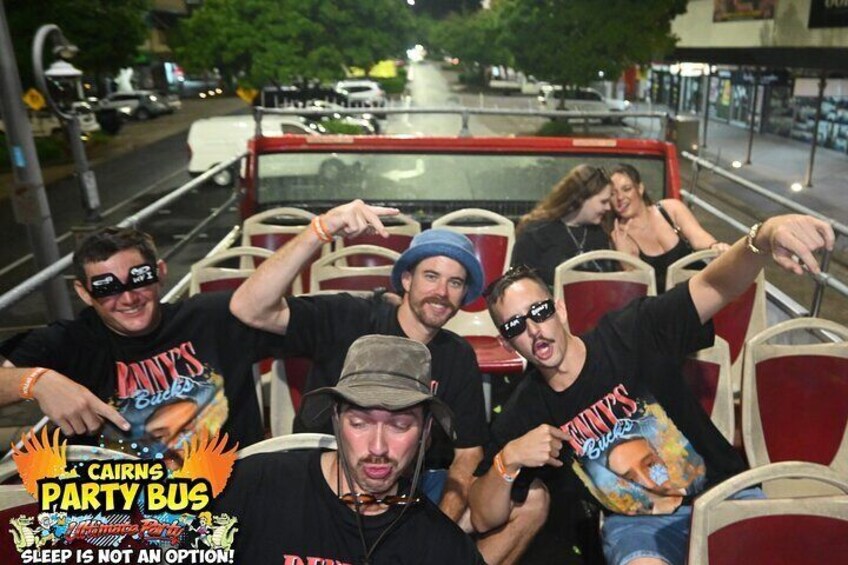 Cairns Party Bus Pub Crawl Night Out Experience
