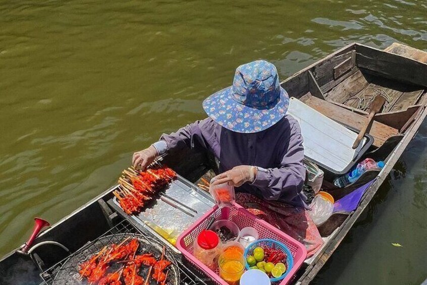 3 Hrs Private Bangkok Canal Boat Tour by Traditional Flat Boat
