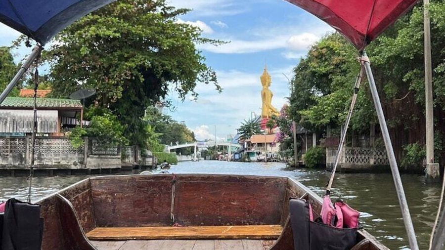 3 Hrs Private Bangkok Canal Boat Tour by Traditional Flat Boat