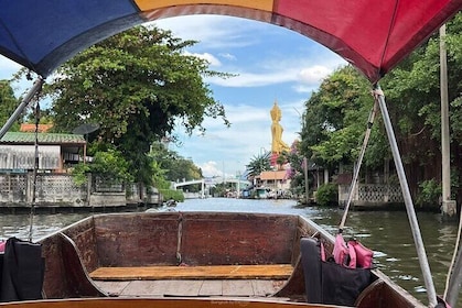 3 Hours Private Bangkok Canal Boat Tour by Traditional Flat Boat