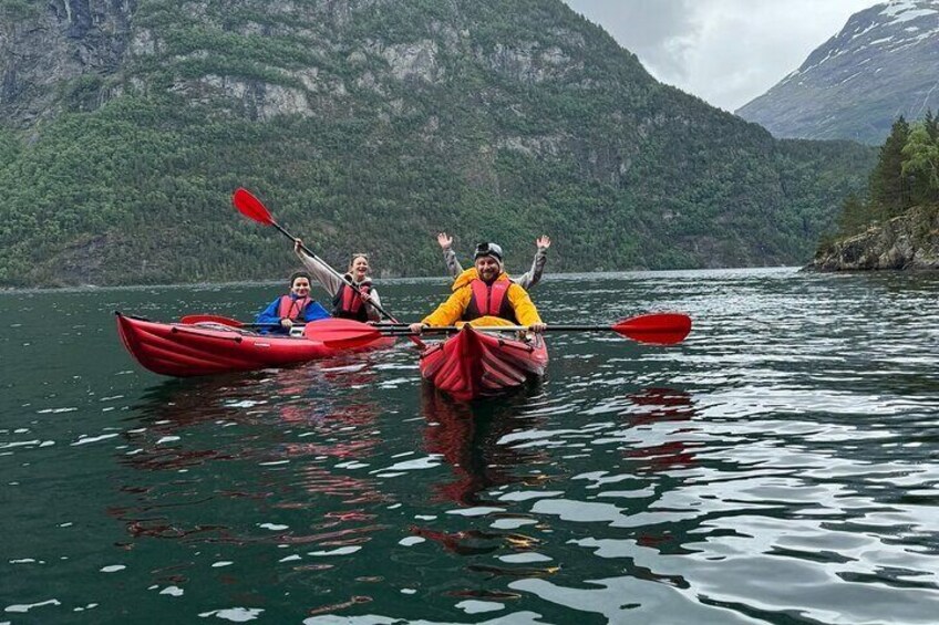 Guided Fjord Adventure Kayaking in Olden, Norway