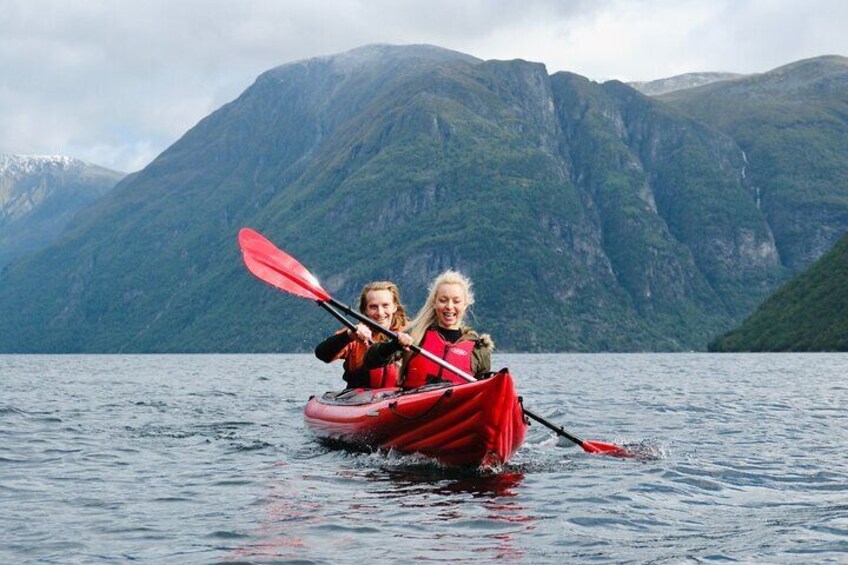 Guided Fjord Adventure Kayaking in Olden, Norway