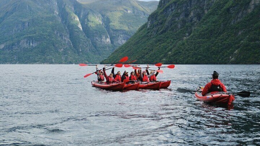 Guided Fjord Adventure Kayaking in Olden, Norway