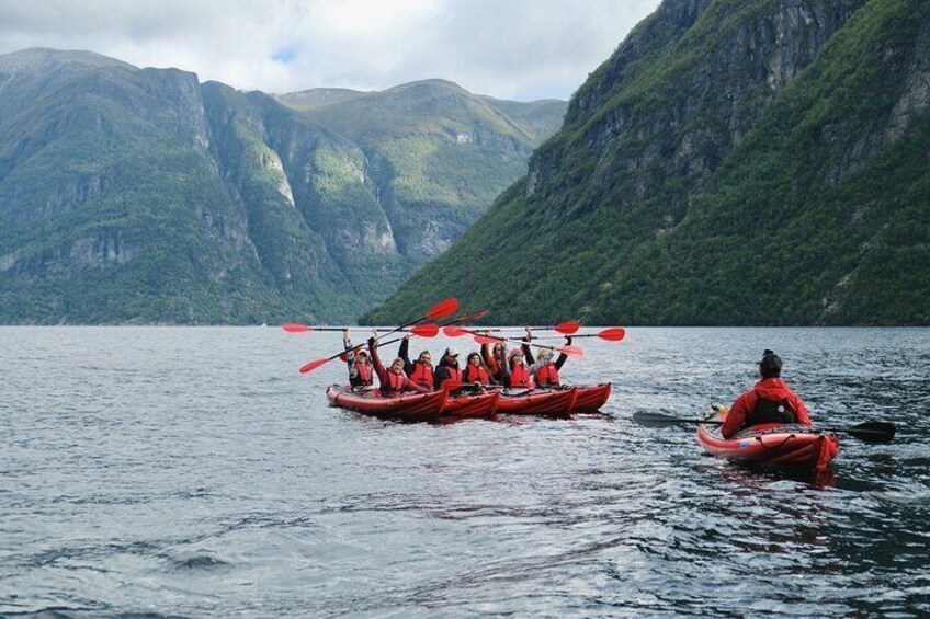 Guided Fjord Adventure Kayaking in Olden, Norway
