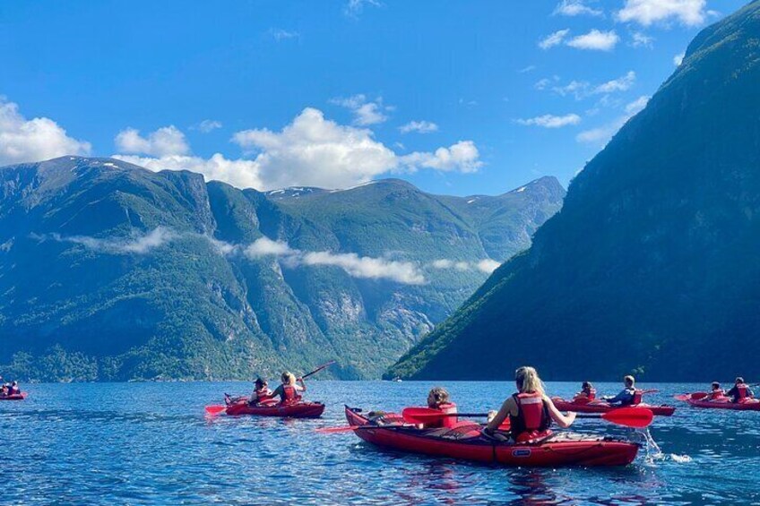 Guided Fjord Adventure Kayaking in Olden, Norway
