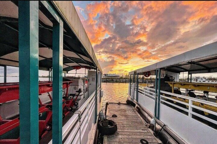 2-Hour Houston Pedal Party Barge with a Licensed Captain