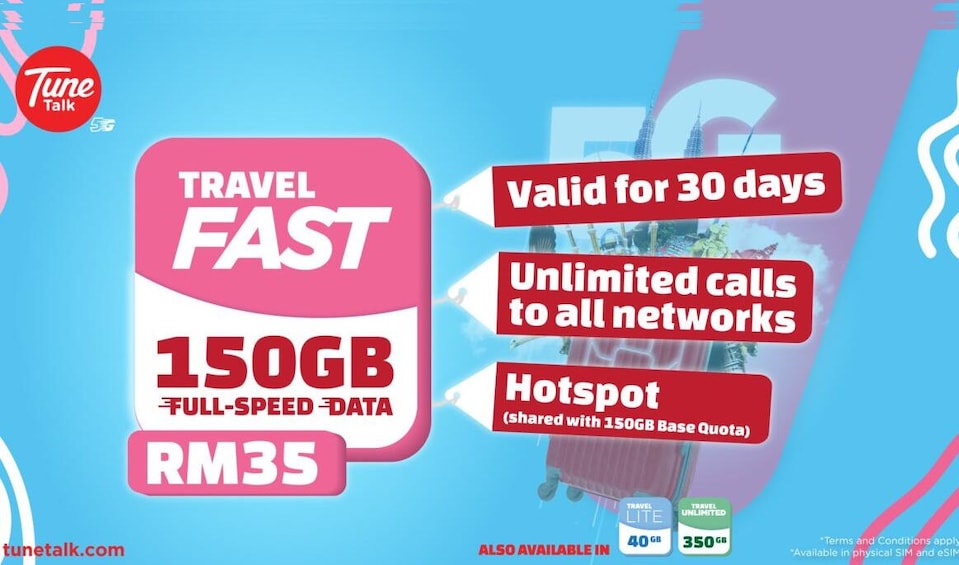 Tune Talk Malaysia Traveller Sim/E-Sim (For Non-Malaysian)