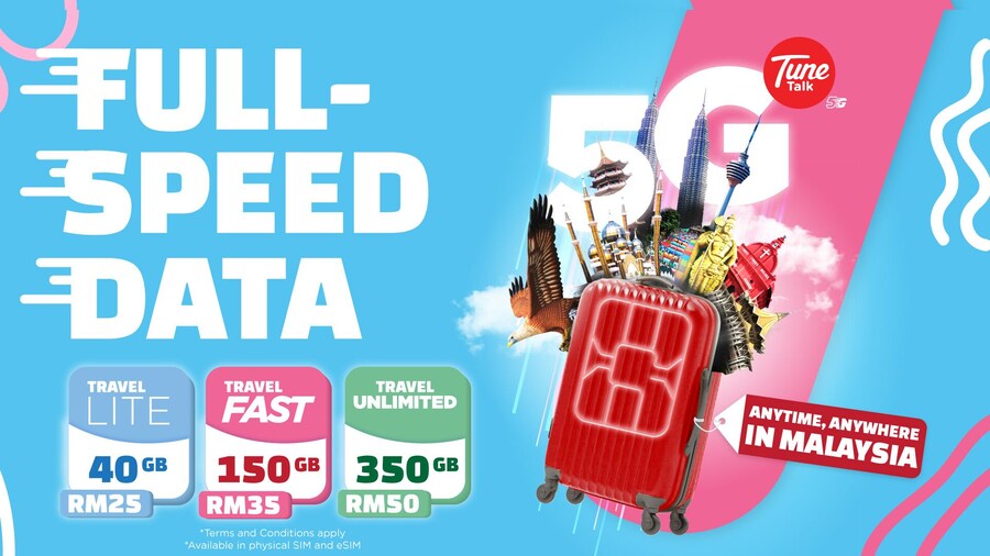 Tune Talk Malaysia Traveller Sim/E-Sim
