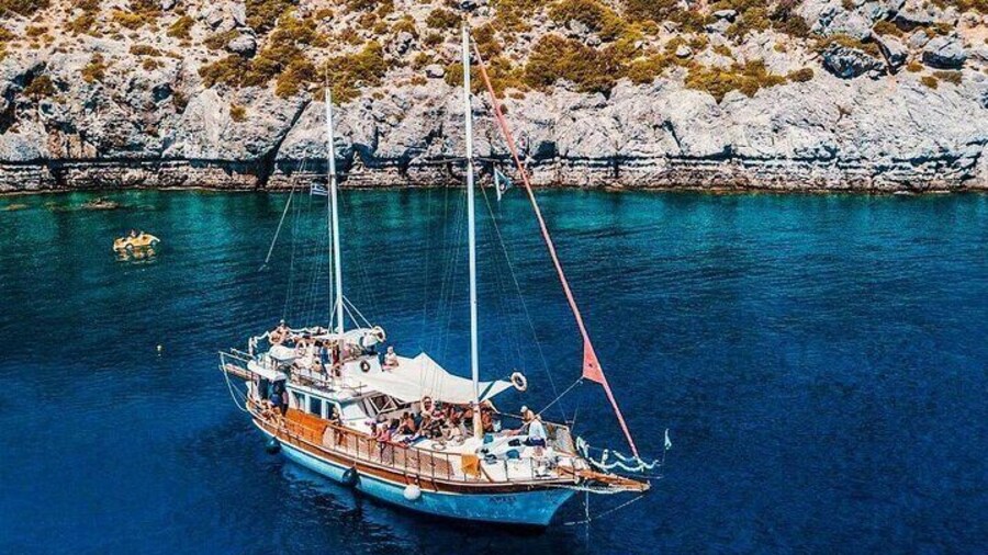 Full Day Boat Cruise to Ithaka with Swim Stops