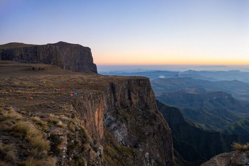 Overnight hike Sentinal Peak and Tugela falls