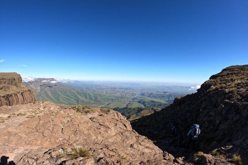 Overnight hike Sentinal Peak and Tugela falls